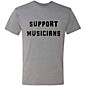 Guitar Center Support Musicians Unisex Heather Grey T Shirt Large Grey thumbnail