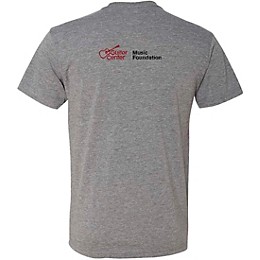 Guitar Center Support Musicians Unisex Heather Grey T Shirt Large Grey