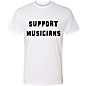 Guitar Center Support Musicians Unisex White T Shirt Medium White thumbnail