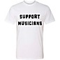 Guitar Center Support Musicians Unisex White T Shirt Large White thumbnail