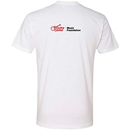 Guitar Center Support Musicians Unisex White T Shirt Large White
