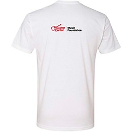Guitar Center Support Musicians Unisex White T Shirt XX Large White