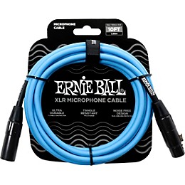 Ernie Ball Classic XLR Microphone Cable - 10 ft. Blue