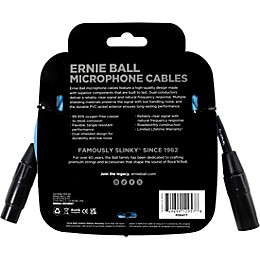 Ernie Ball Classic XLR Microphone Cable - 10 ft. Blue