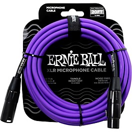 Ernie Ball Classic XLR Microphone Cable - 20 ft. Purple
