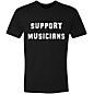 Guitar Center Support Musicians Unisex Black T Shirt X Large Black thumbnail