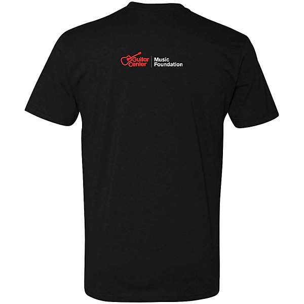 Guitar Center Support Musicians Unisex Black T Shirt Small Black
