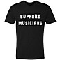Guitar Center Support Musicians Unisex Black T Shirt Large Black thumbnail