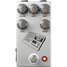 JHS Pedals 424 Gain Stage Fuzz Effects Pedal Gray