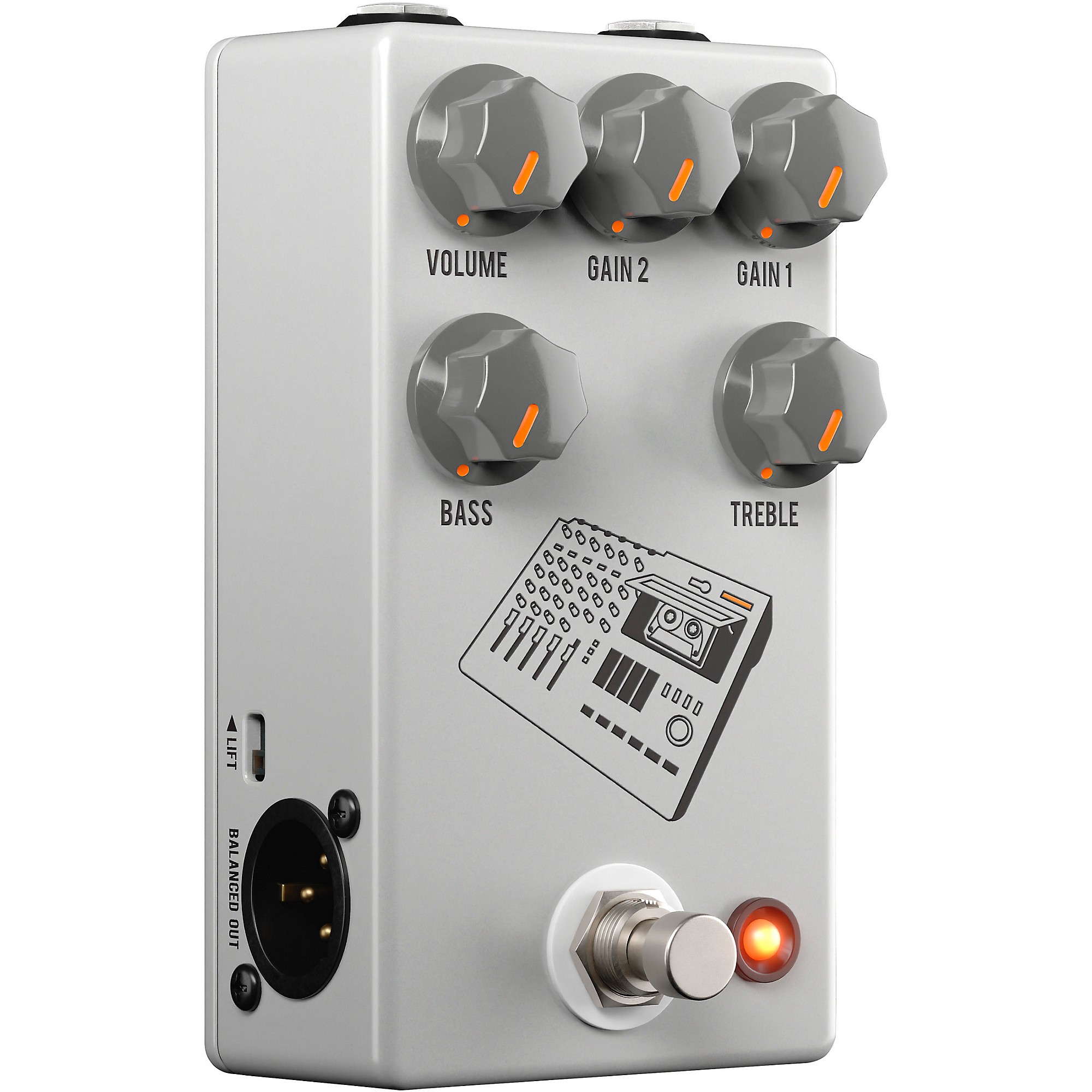 JHS Pedals 424 Gain Stage Fuzz Effects Pedal Gray | Guitar Center