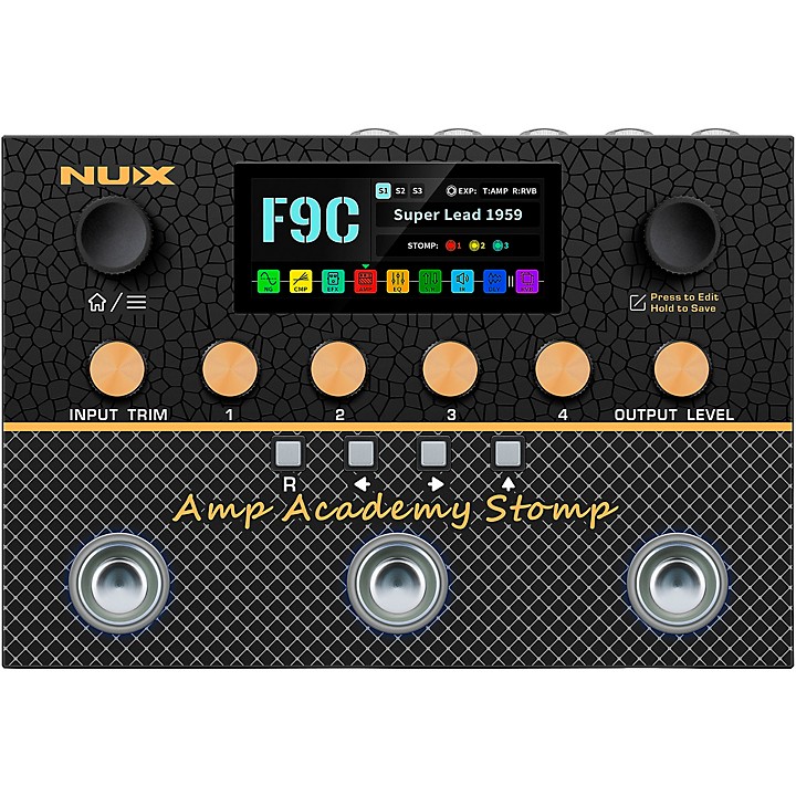 NUX Amp Academy Stomp Compact Modeler and Amp Profile Loader