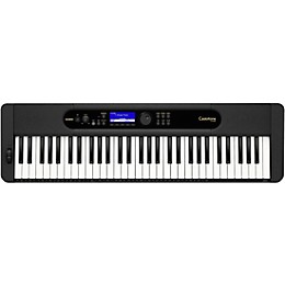 Casio Casiotone CT-S410 61-key Portable Arranger Keyboard with Warm Audio WA-CAB Headphone Package (Pedals/Bench/Stand Included)