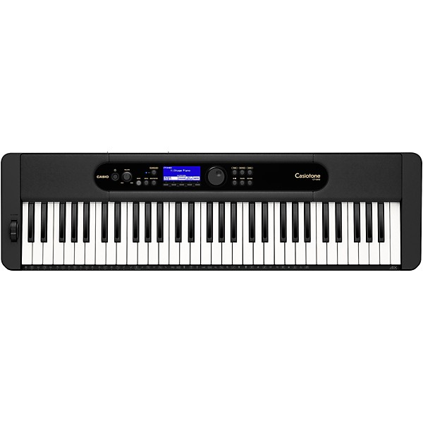 Casio Casiotone CT-S410 61-key Portable Arranger Keyboard with Warm Audio WA-CAB Headphone Package (Pedals/Bench/Stand Inc...