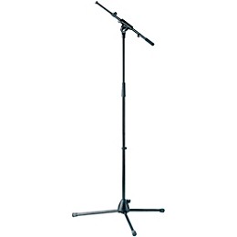 K&M Microphone Stand With Foldable Legs and Extendable Boom