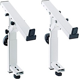 Open Box K&M Omega Pro Third Tier Keyboard Stand Attachment Level 2 Pure White 197881398613