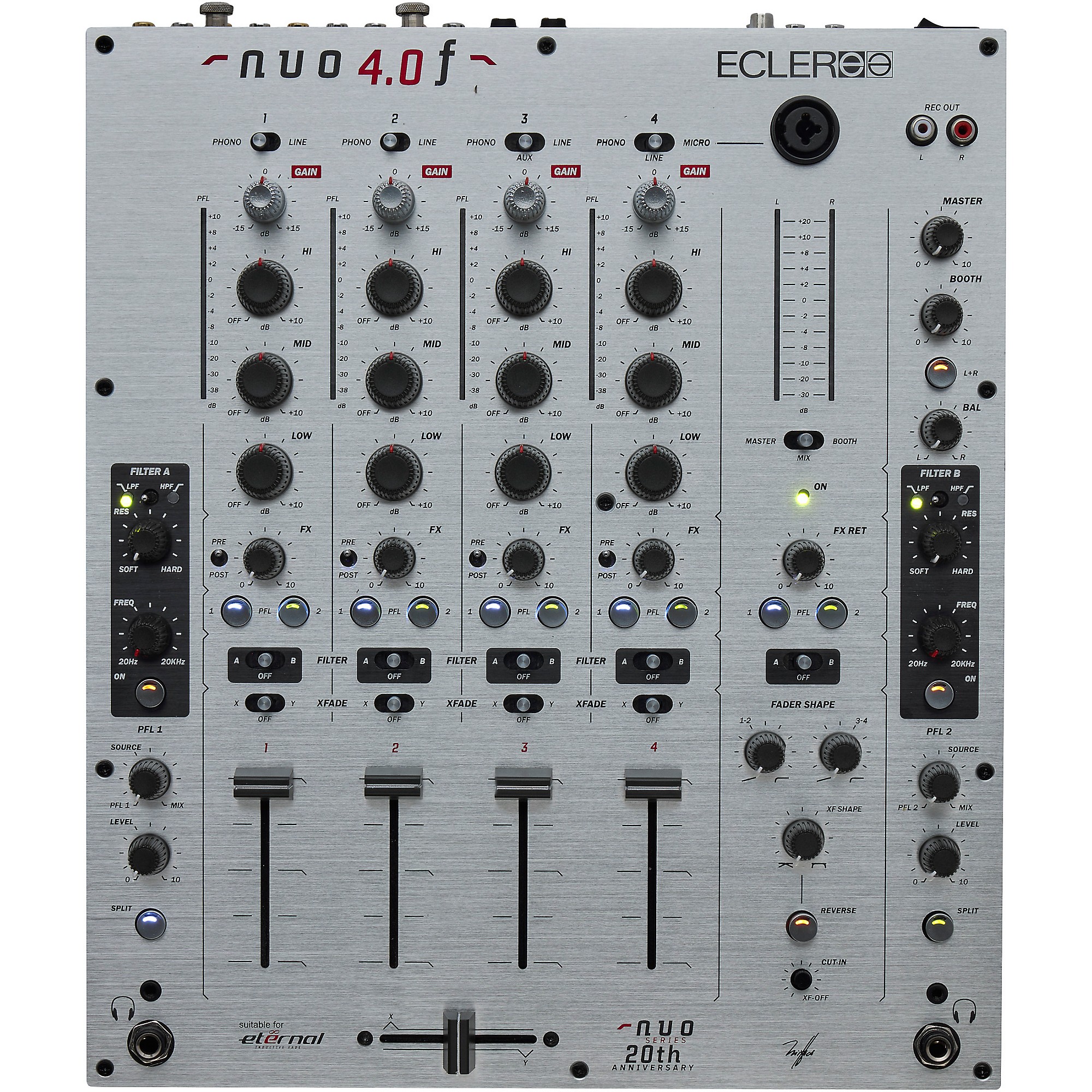 ECLER nuo3 DJミキサー　【ジャンク扱い】 Ecler NUO 3.0 3-Channel DJ-Mixer | USA