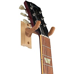 K&M Wooden Guitar Wall Mount With Cork