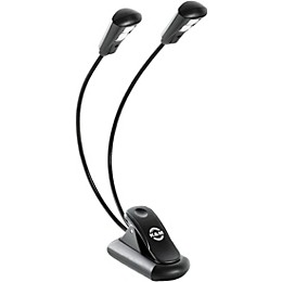 K&M Dual Head Music Stand 2 LED FlexLight