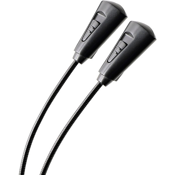 K&M Dual Head Music Stand 2 LED FlexLight