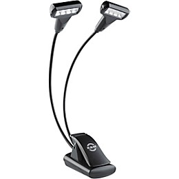 K&M Music Stand Double 4 LED T-Model FlexLight