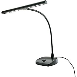 K&M Black LED Piano Lamp