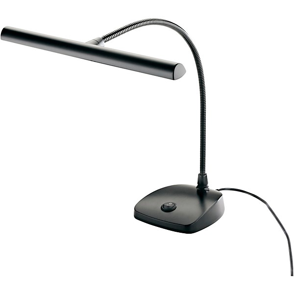 K&M Black LED Piano Lamp