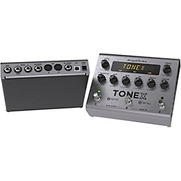 IK Multimedia TONEX Bass Edition Amp Modeler Effects Pedal Aluminum Silver