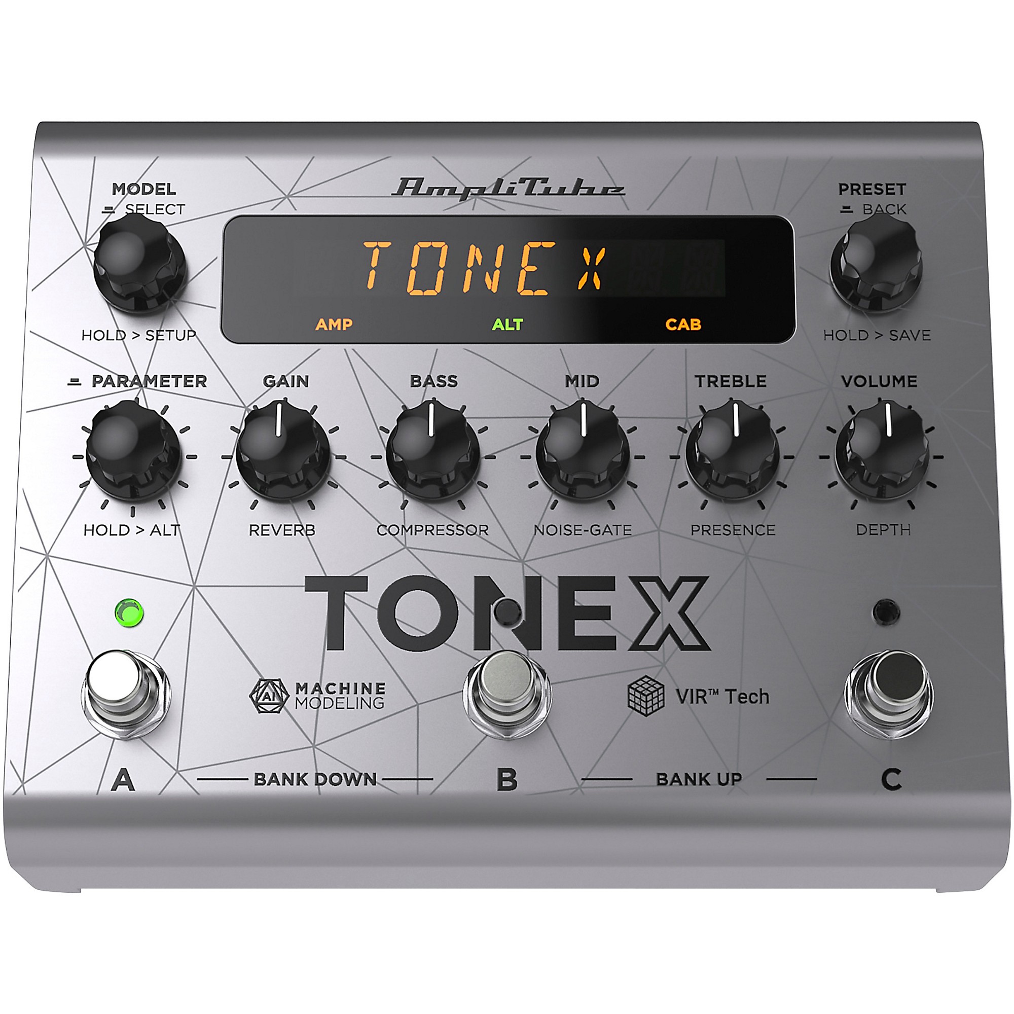 IK Multimedia TONEX Bass Edition Amp Modeler Effects Pedal