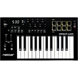 Nektar Impact LX25 mk3 MIDI Controller Black