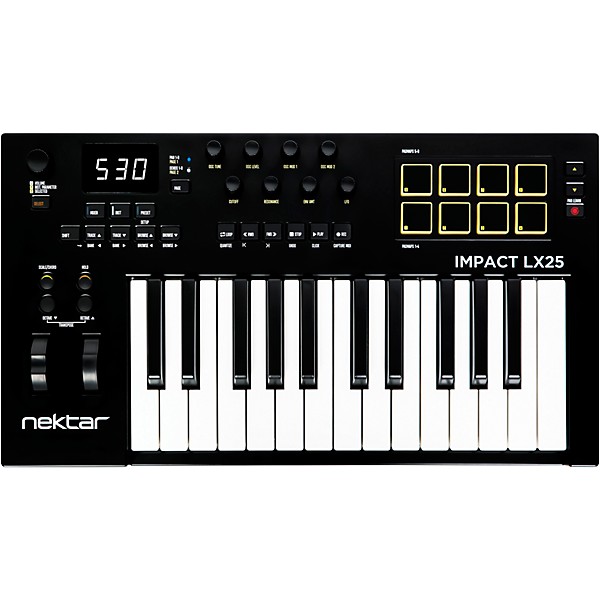 Nektar Impact LX25 mk3 MIDI Controller Black