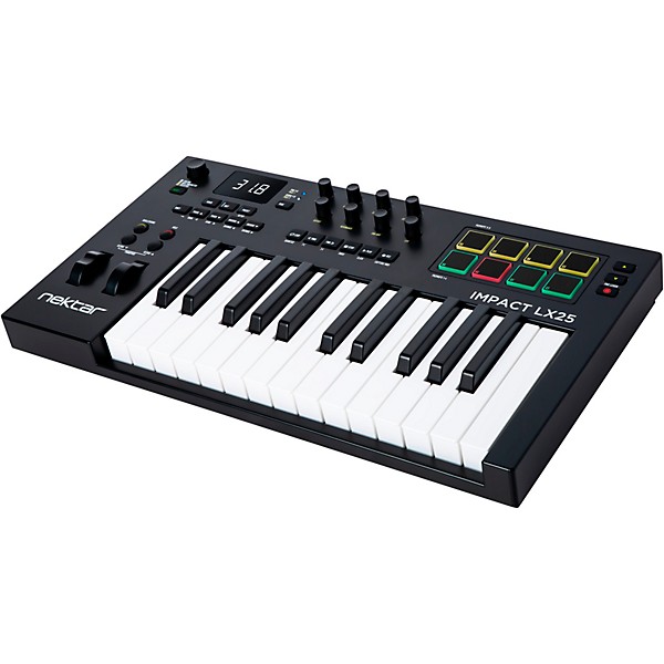 Nektar Impact LX25 mk3 MIDI Controller Black