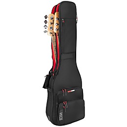 Gator G-ICONTTBASS-BLK Icon Take Two Series Bag (Holds 2 Electric Guitars)