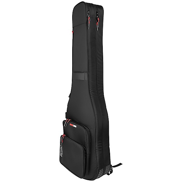 Gator G-ICONTTBASS-BLK Icon Take Two Series Bag (Holds 2 Electric Guitars)
