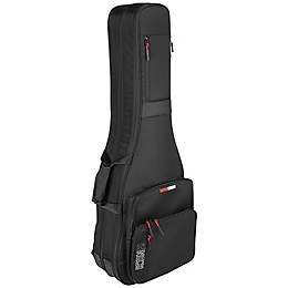 Gator G-ICONTTELEC-BLK Icon Take Two Series Bag (Holds 2 Electric Guitars)