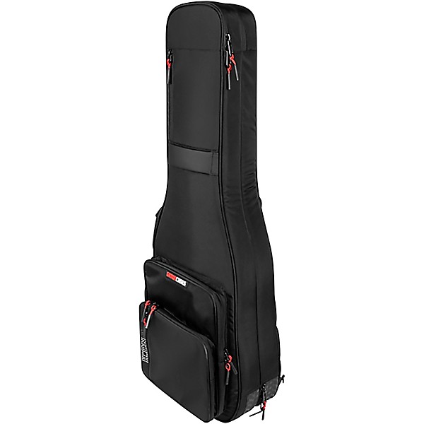 Gator G-ICONTTELEC-BLK Icon Take Two Series Bag (Holds 2 Electric Guitars)