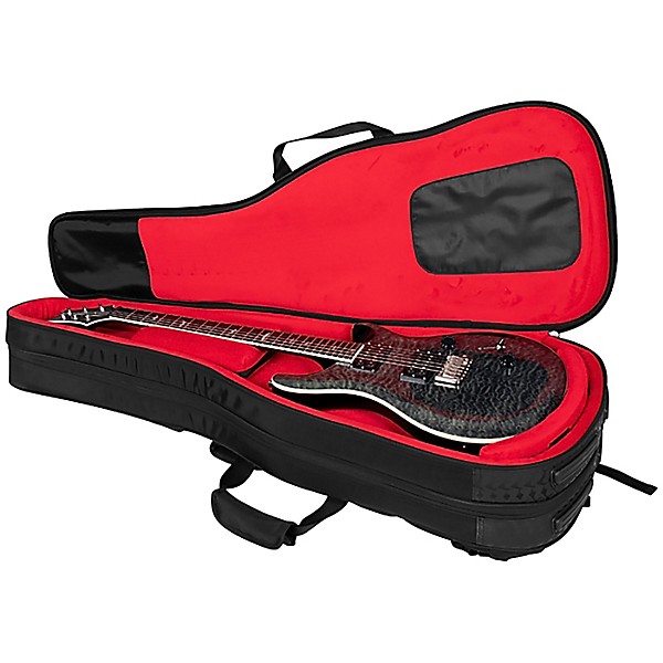 Gator G-ICONTTELEC-BLK Icon Take Two Series Bag (Holds 2 Electric Guitars)