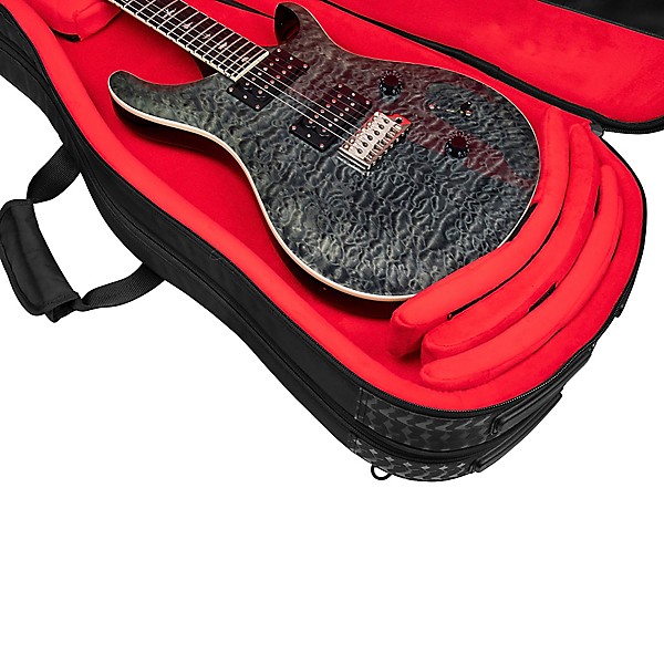 Gator G-ICONTTELEC-BLK Icon Take Two Series Bag (Holds 2 Electric Guitars)