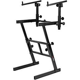 Gator Frameworks GFW-KEY-Z2000 Adjustable Z-Style Keyboard Stand w/ 2nd Tier
