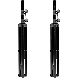 Rok-It RI-SPKRSTDSET-250-AL Aluminum Tripod Speaker Stand Set w/ Deluxe Bag
