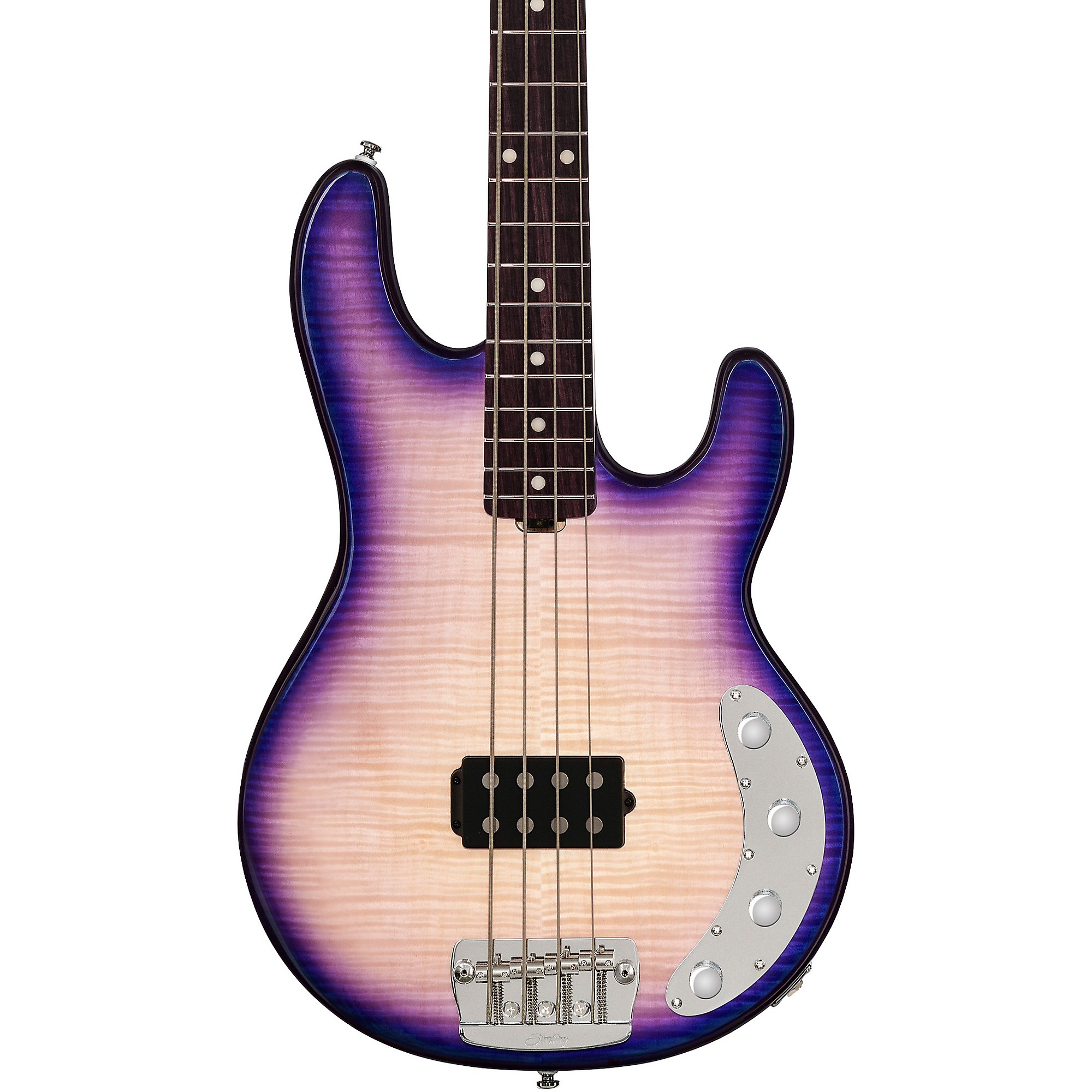 Sterling by Music Man StingRay Ray34 Electric Bass Guitar - Purple