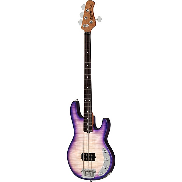Sterling by Music Man StingRay Ray34 Electric Bass Guitar - Purple Sunset