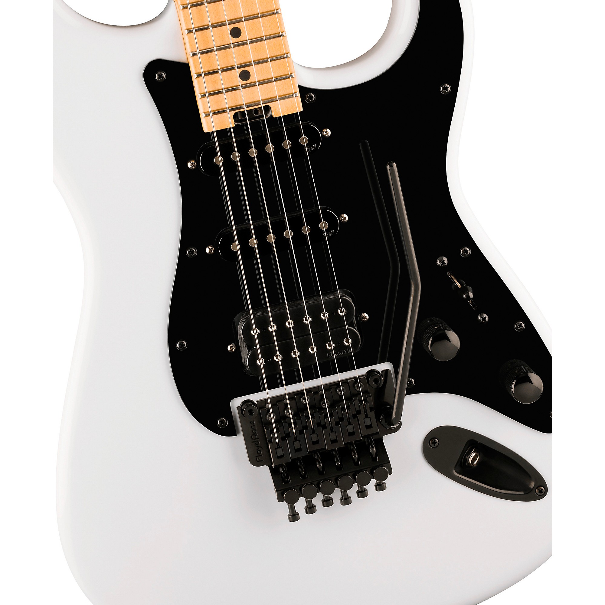 Jackson 50th Iron Maiden Adrian Smith SC1 Guitar - Snow White