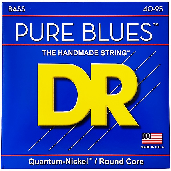 DR Strings Pure Blues PBVW-40 Electric Bass Strings (40-95)