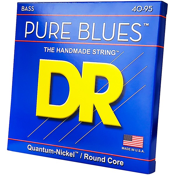 DR Strings Pure Blues PBVW-40 Electric Bass Strings (40-95)