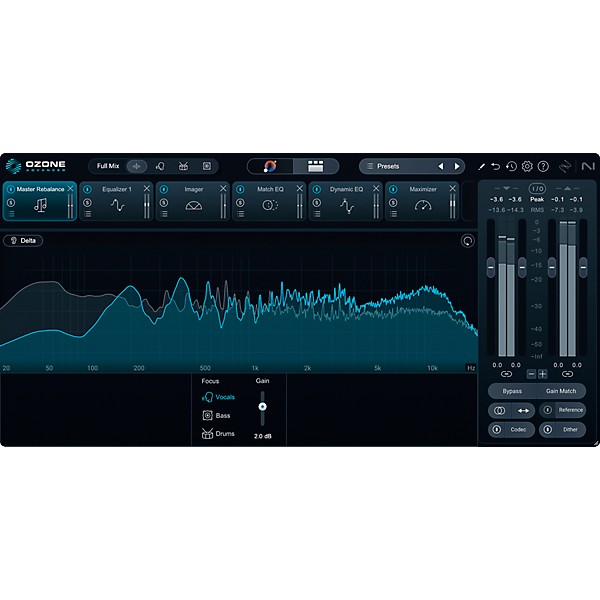 iZotope Ozone 12 Advanced: Upgrade from Ozone Elements or Elements Suite