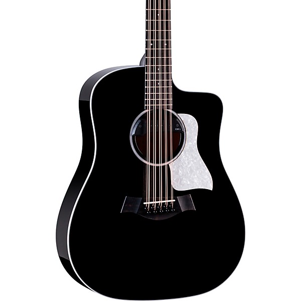 Taylor 250ce Plus 10-String Dreadnought Acoustic-Electric Bajo Quinto Black