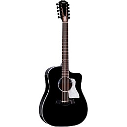 Taylor 250ce Plus 10-String Dreadnought Acoustic-Electric Bajo Quinto Black