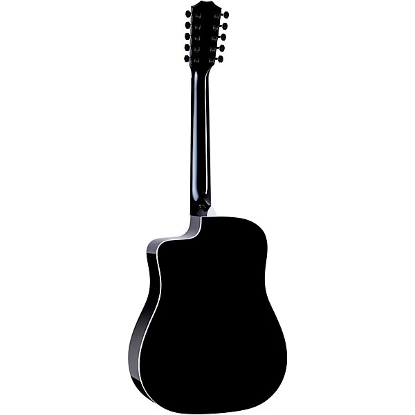 Taylor 250ce Plus 10-String Dreadnought Acoustic-Electric Bajo Quinto Black