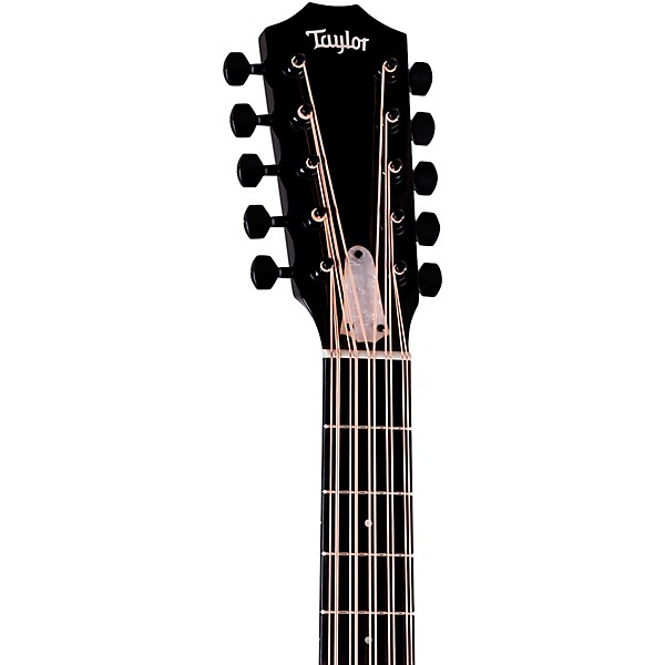 Taylor 250ce Plus 10-String Dreadnought Acoustic-Electric Bajo Quinto Black