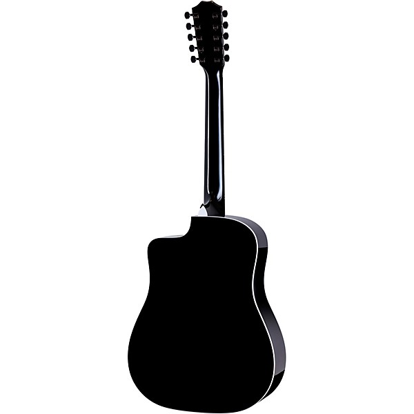 Taylor 250ce Plus 10-String Dreadnought Acoustic-Electric Bajo Quinto Black